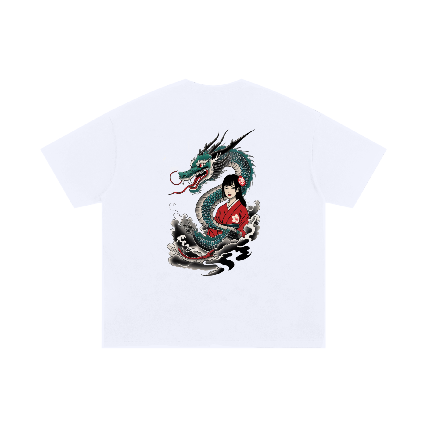 Dragon Unisex Oversized Cotton T-Shirt