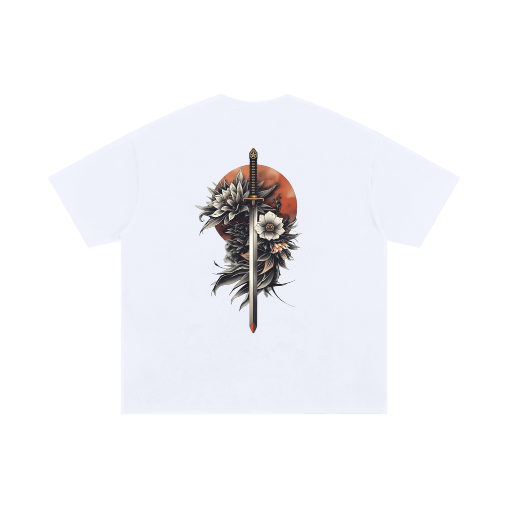 Samuri Sword Unisex Oversized Cotton T-Shirt