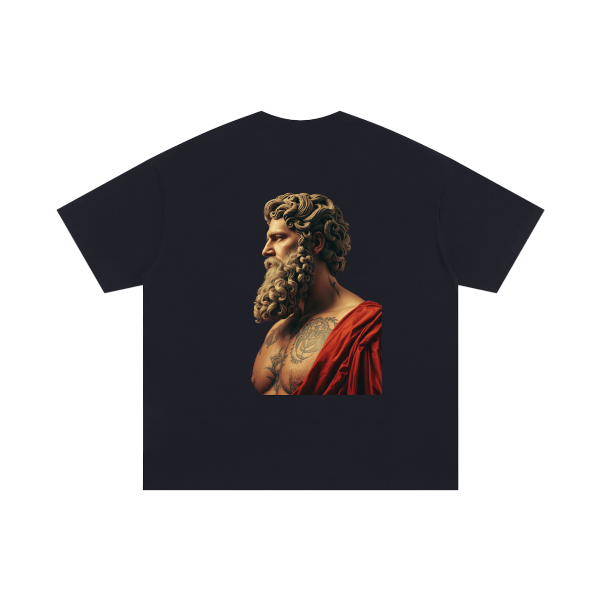 Zeus Unisex Oversized Cotton T-Shirt