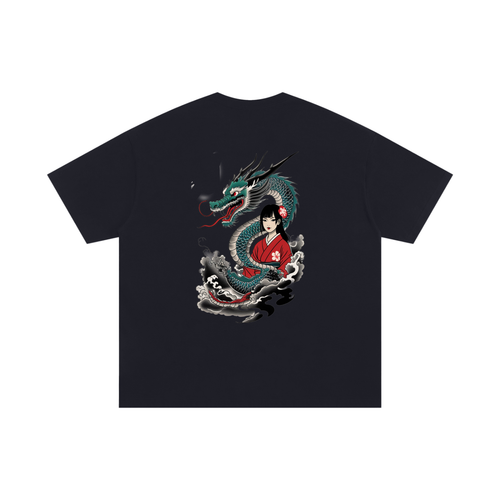 Dragon Unisex Oversized Cotton T-Shirt