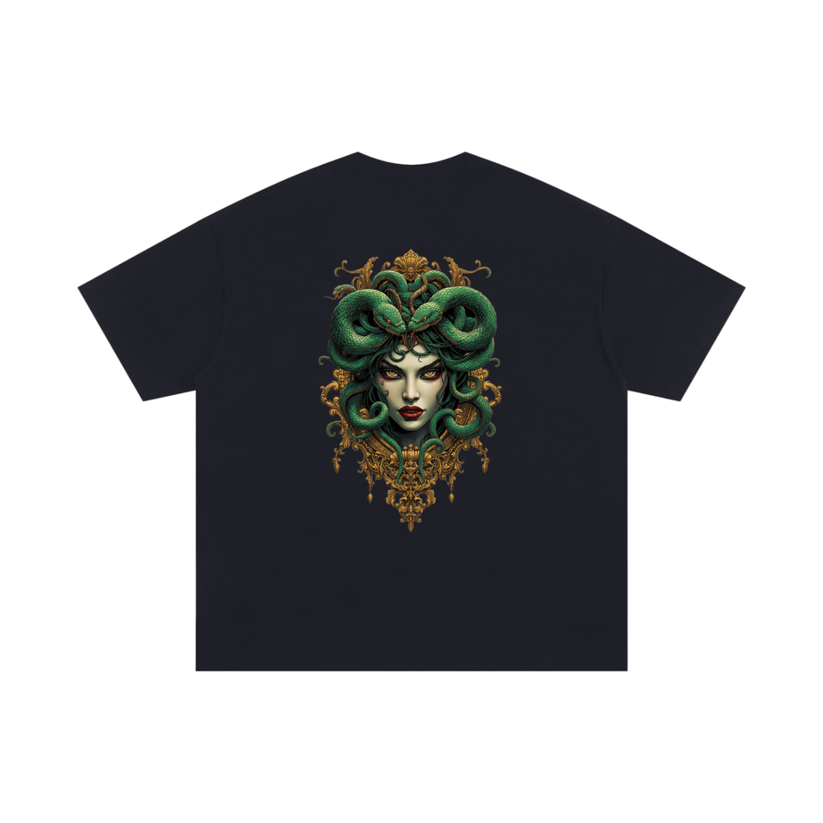 Medusa Unisex Oversized Cotton T-Shirt