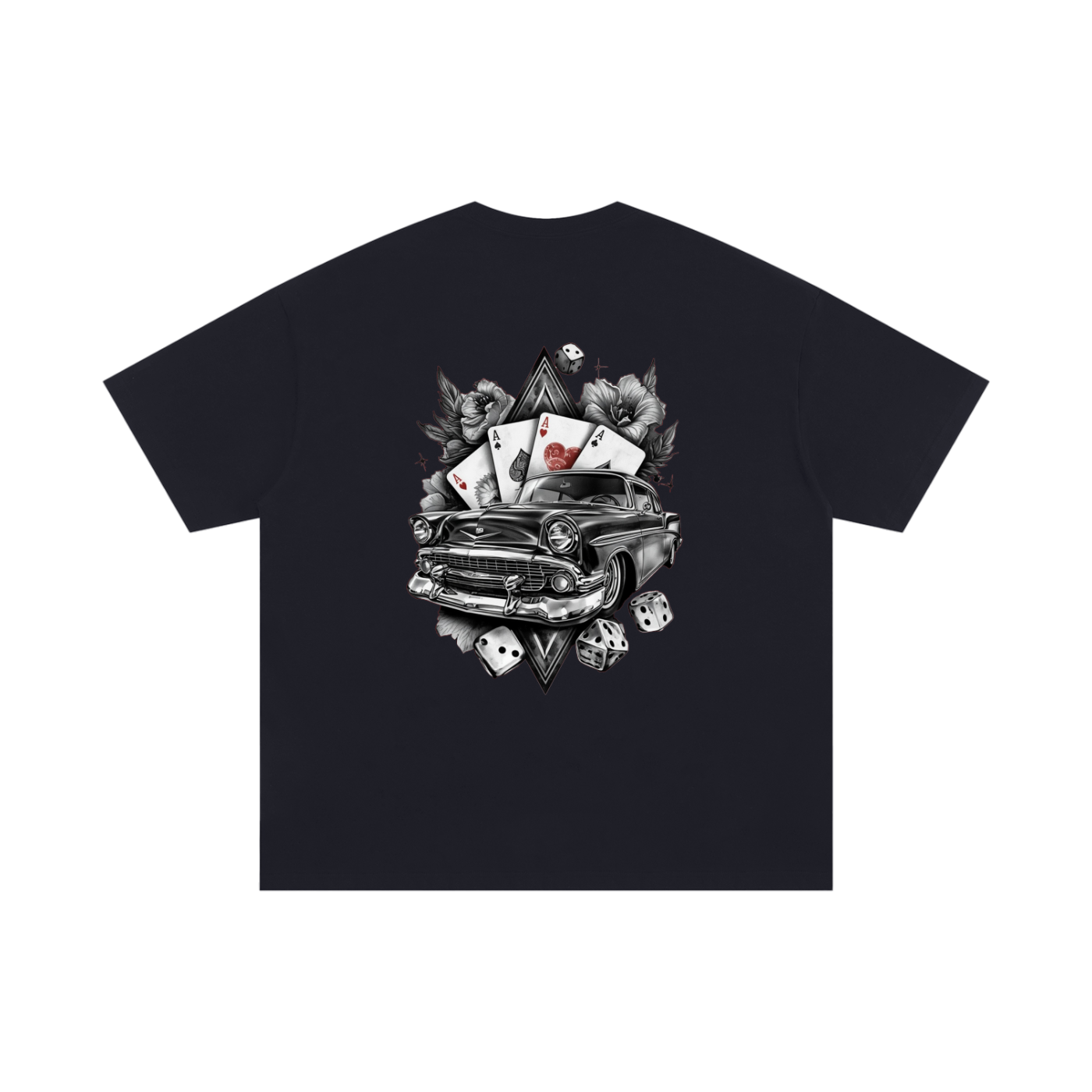 Low Rider Ace Unisex Oversized Cotton T-Shirt