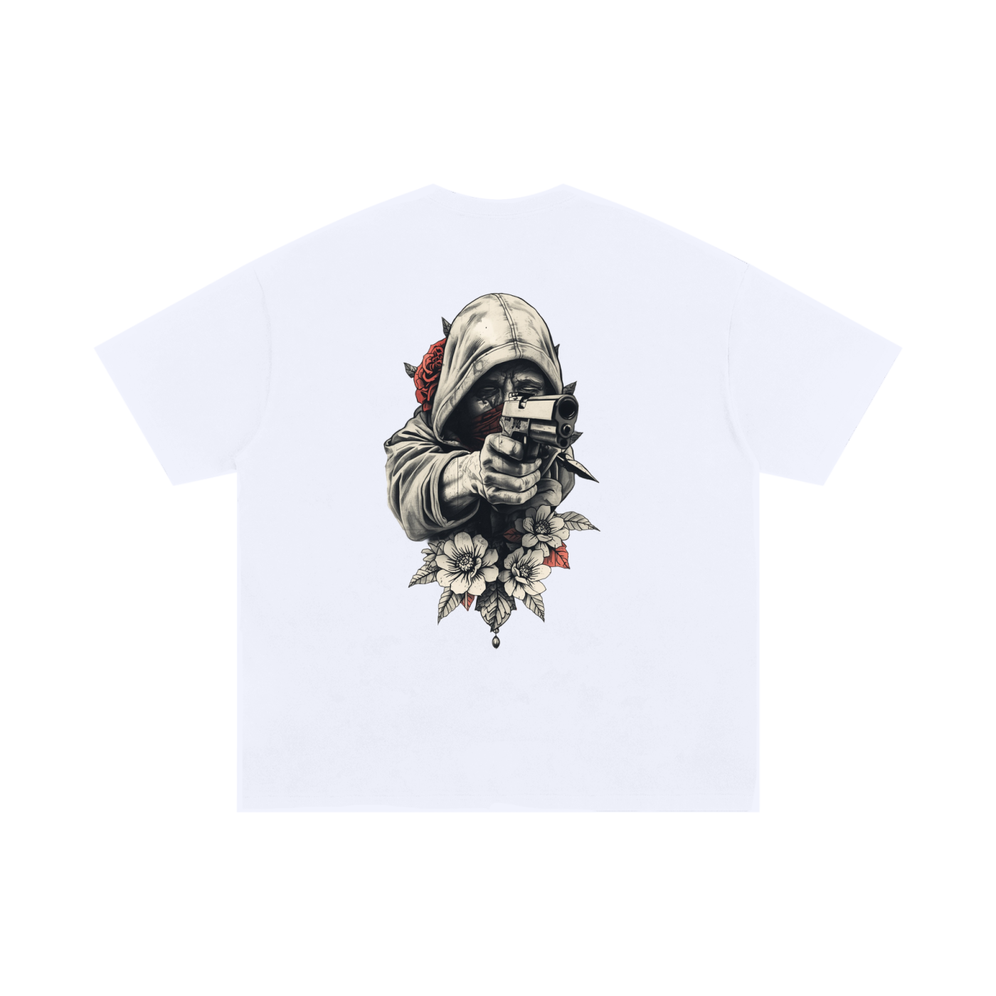 Masked Gun Unisex Oversized Cotton T-Shirt
