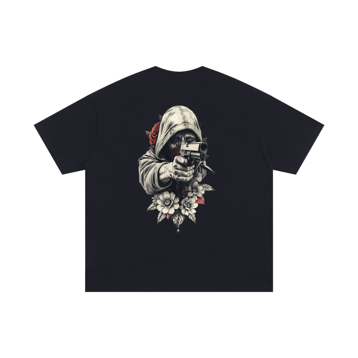 Masked Gun Unisex Oversized Cotton T-Shirt