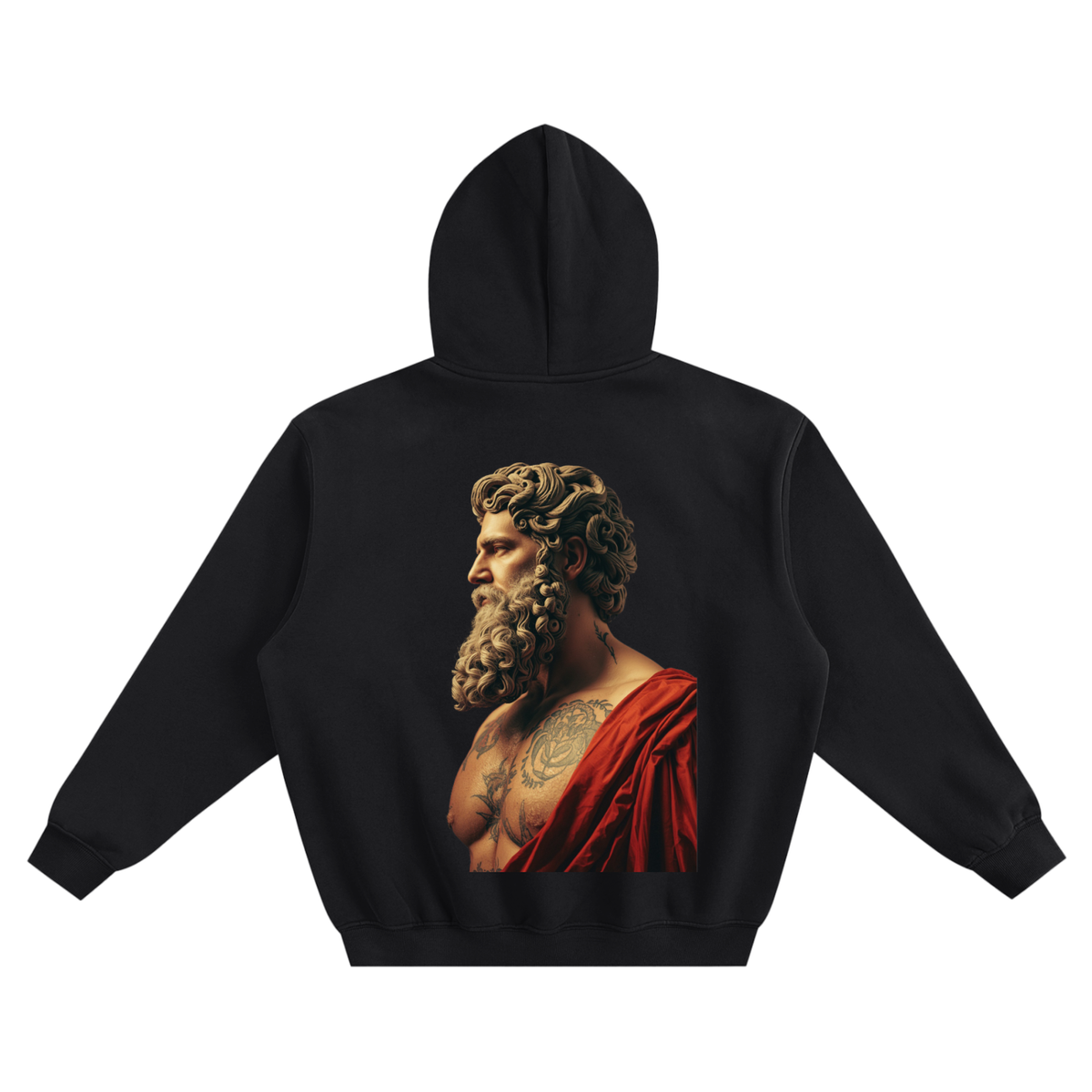 Zeus Fleeced Boxy Hoodie