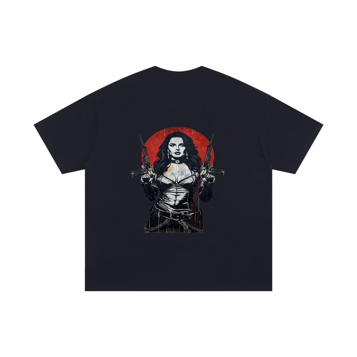 Women Guns Unisex Oversized Cotton T-Shirt