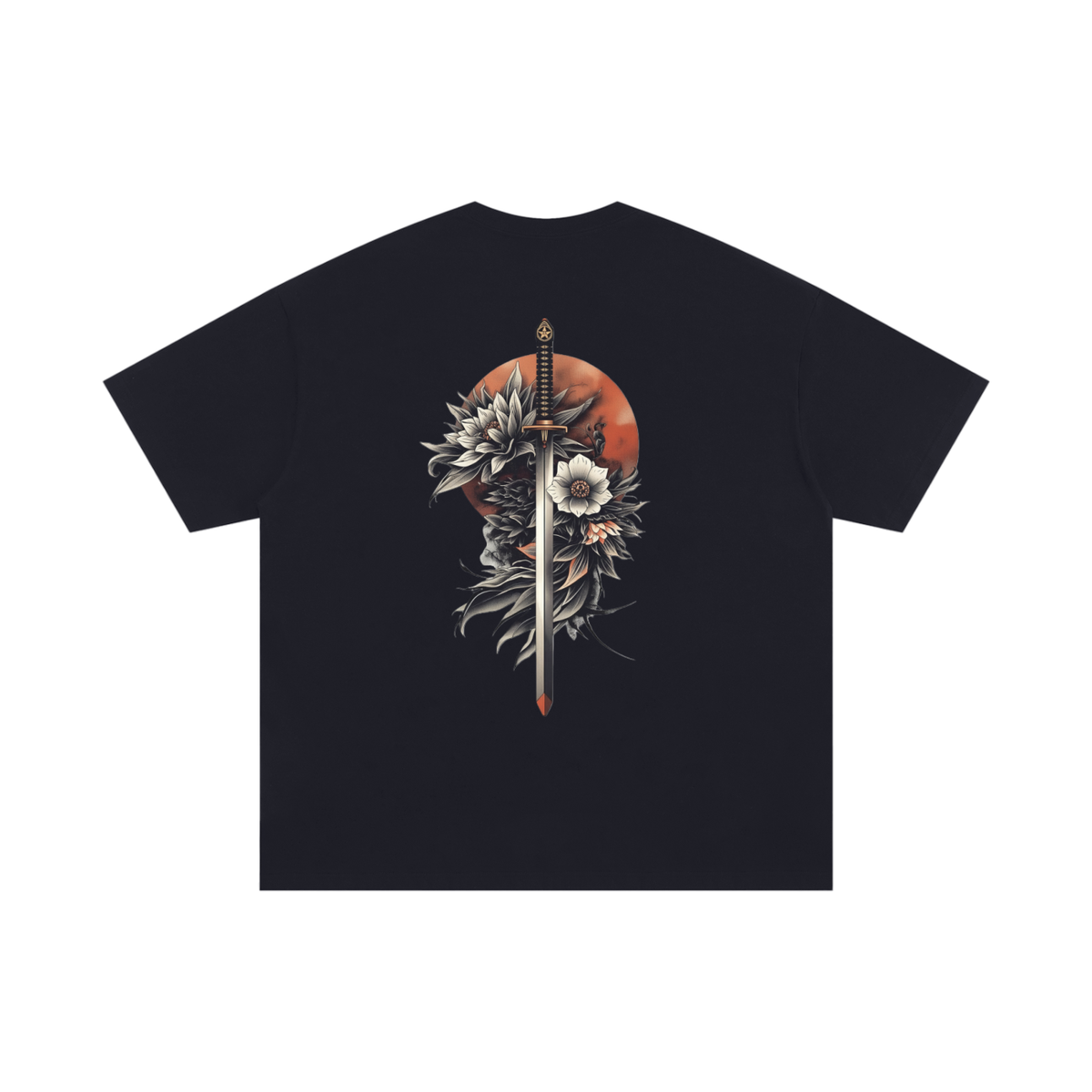 Samuri Sword Unisex Oversized Cotton T-Shirt