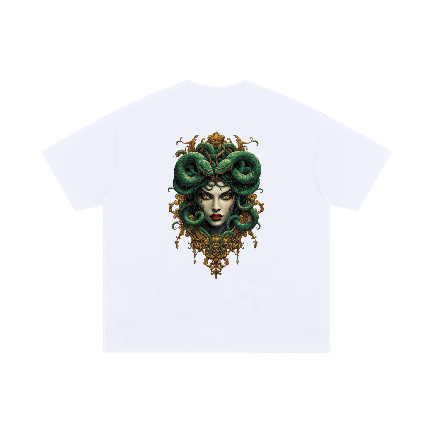 Medusa Unisex Oversized Cotton T-Shirt