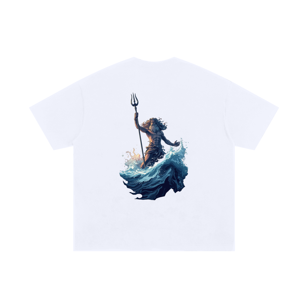 Zeus Wave Unisex Oversized Cotton T-Shirt