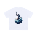 Zeus Wave Unisex Oversized Cotton T-Shirt