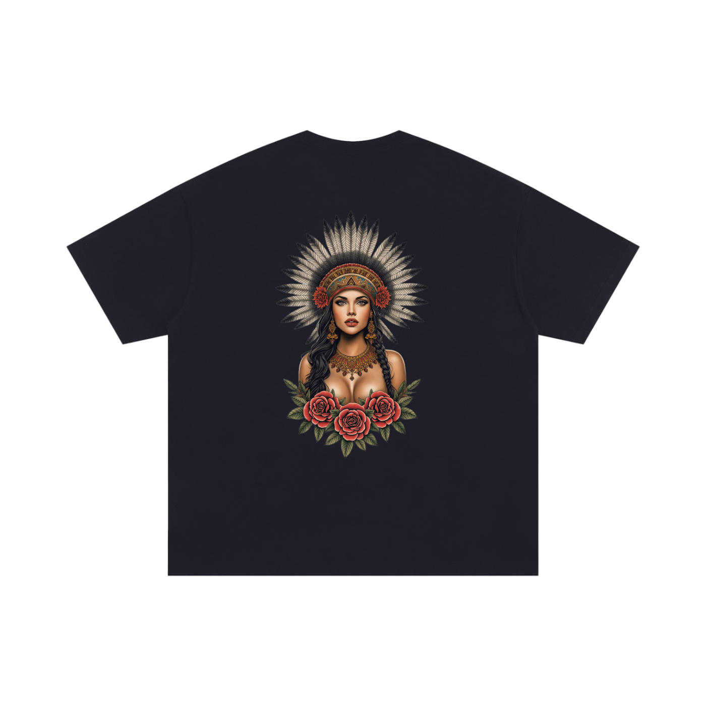 Aztec Unisex Oversized Cotton T-Shirt